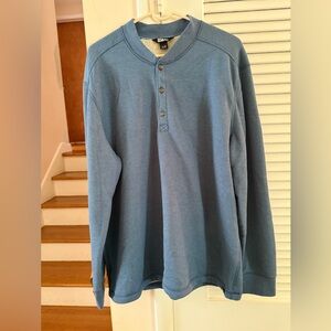 Eddie Bauer - size XL Men's Faux Shearling-Lined Thermal Henley - worn once